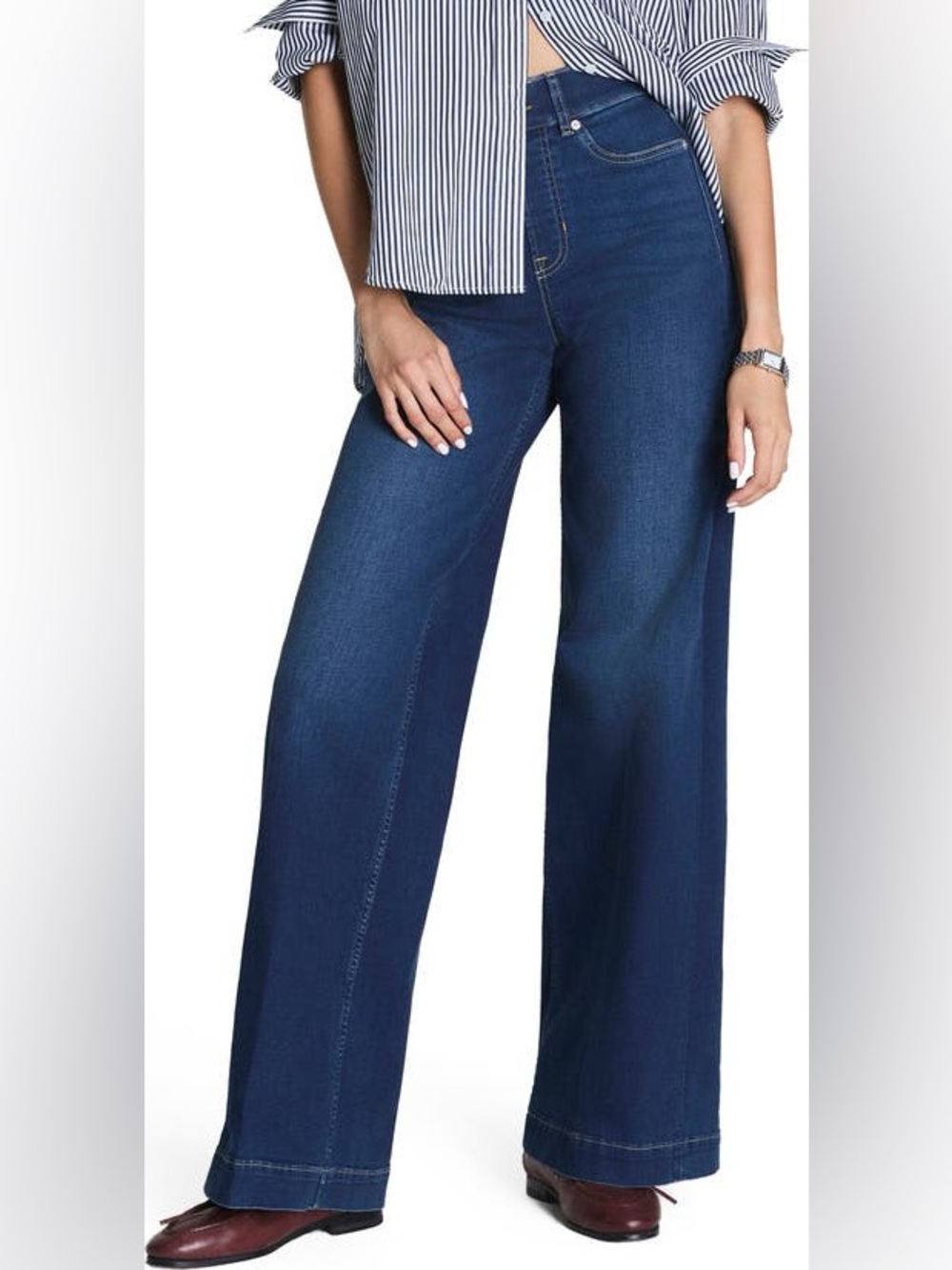 NWT SPANXshape™ EveryWear High Waist Wide Leg Jeans